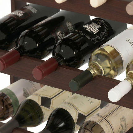 Wine Bottle Holder, Walnut Rack for Red and White Wine