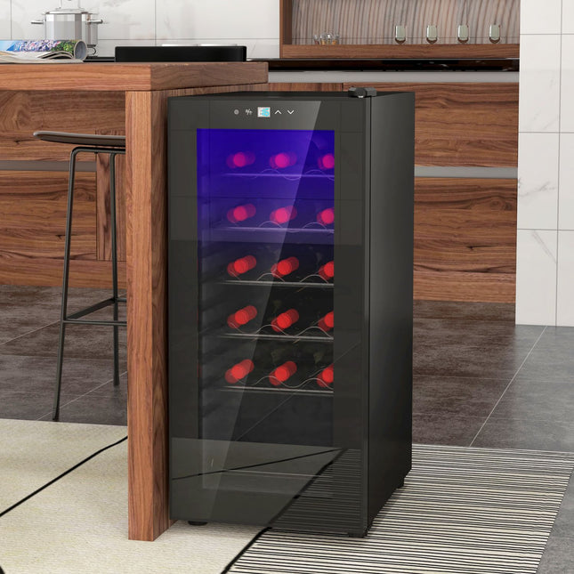 Wine cooler, 18 bottles, 50L, Touch Control, 5-18°C