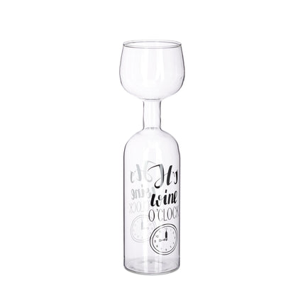 Wine glass bottle 750 ml