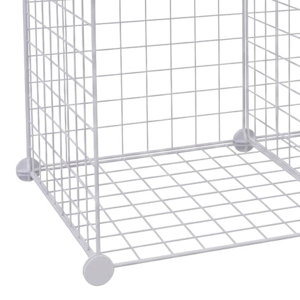 Wire Cube Storage Shelves, Modular Metal, Click-Fit