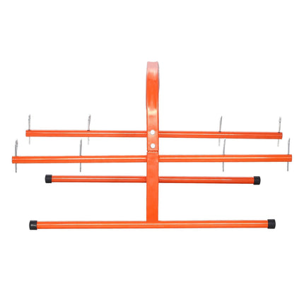 Wire Spool Rack, Holds 8 Spools, 100 lb Steel Caddy
