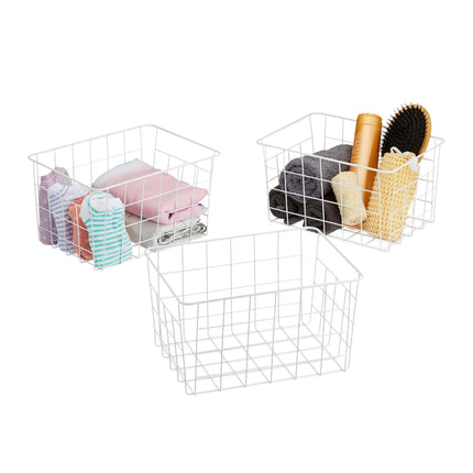 Wire baskets - set of 3