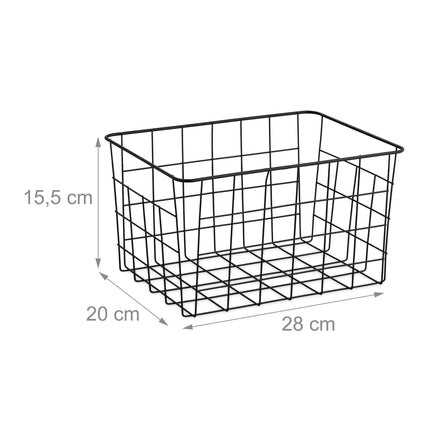 Wire baskets - set of 3