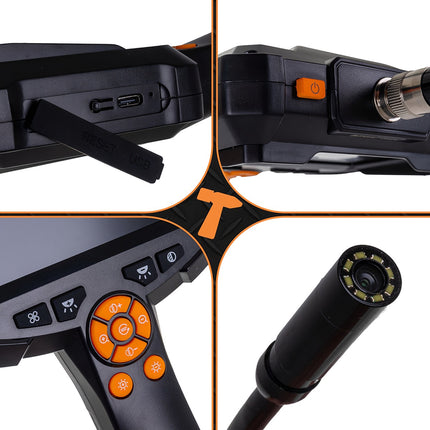 Wireless Endoscope Camera, 5m Cable, Full HD, 8 LEDs