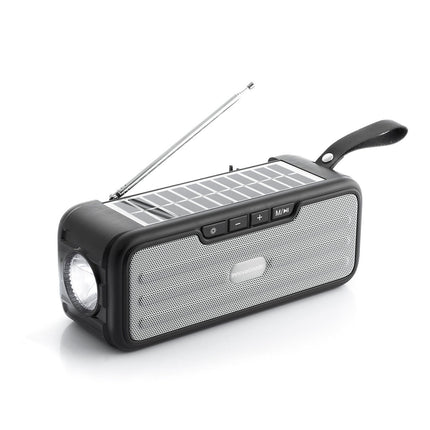 Wireless Speaker with Solar Charging and LED Torch Sunker InnovaGoods