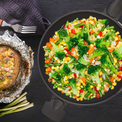 Wok with lid