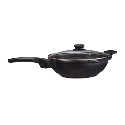 Wok with lid induction
