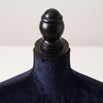 Women's Velvet Dress Form, Adjustable, Dark Blue
