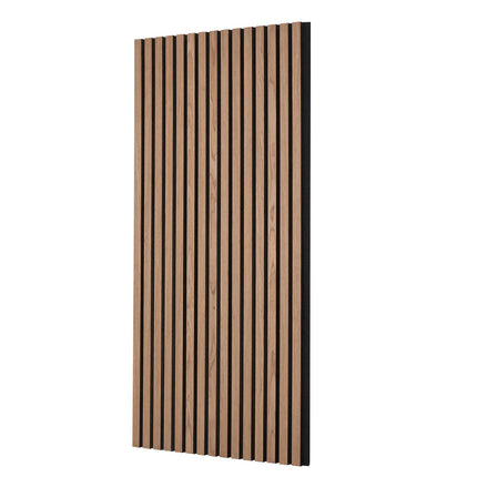 Wood Slat Acoustic Wall Panels, 23.6x47.2 in, 4-Pack