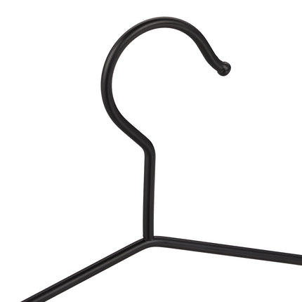 Wood and metal hangers - set of 12