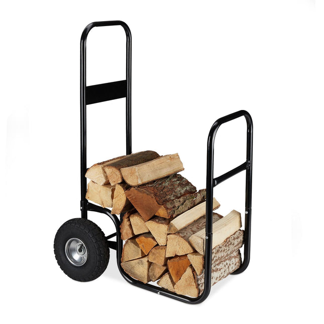 Wood cart with wheels