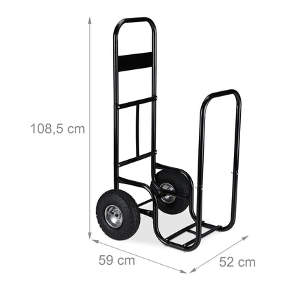 Wood cart with wheels
