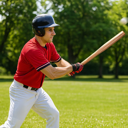 Wooden Baseball Bat 34"" – Sturdy Beech Wood