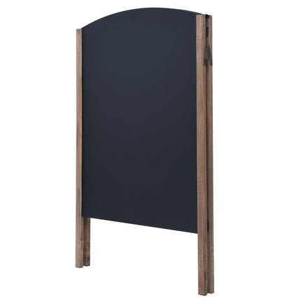 Wooden Chalkboard Sign, Double-Sided, 60x101 cm