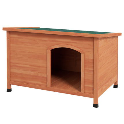 Wooden dog kennel, raised, removable floor, 100 cm