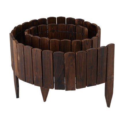 Wooden Garden Edging, Flexible, Weather-Resistant