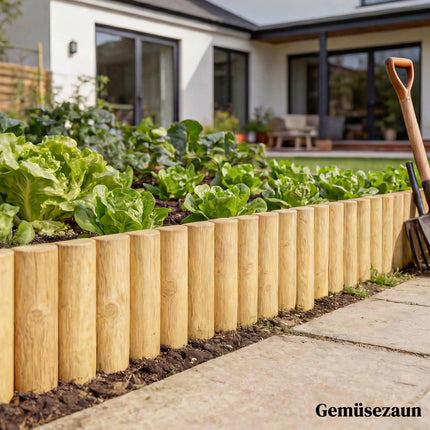 Wooden Garden Fence Panel 176x30 cm – Pet Barrier