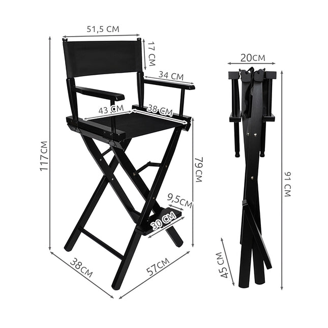 Wooden Makeup Chair Beautylushh 25414