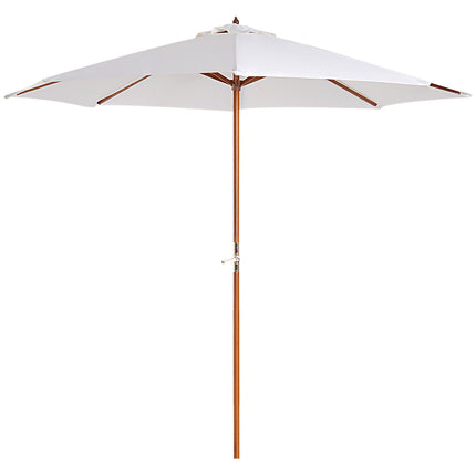Garden parasol, 2.5 M Cream – Balcony parasol