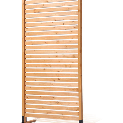 Wooden Privacy Screen 36 x 76 in, Freestanding Panel