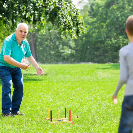 Wooden Ring Toss Game