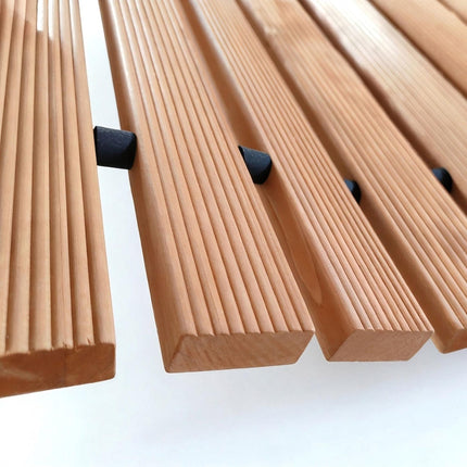 Wooden Roll-Up Garden Path, 245 cm, Light Brown