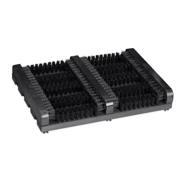 Wooden Shoe Scraper with Plastic Bristles