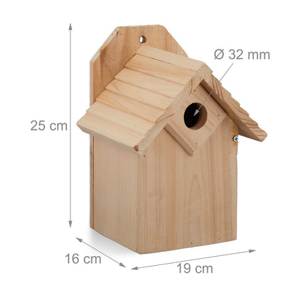 Wooden birdhouse