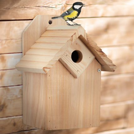 Wooden birdhouse
