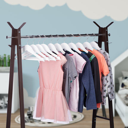 Wooden clothes hangers for children, 30-pack