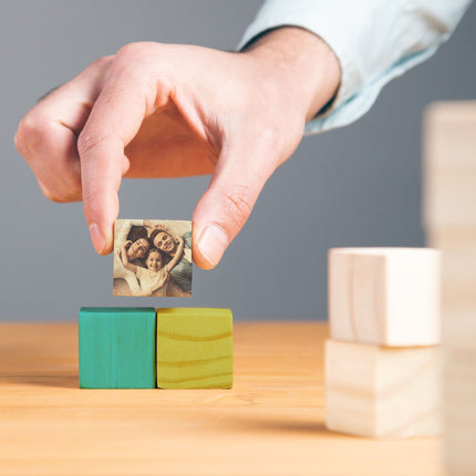 Wooden cube 2cm set with 160 pcs