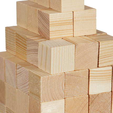 Wooden cube 2cm set with 160 pcs