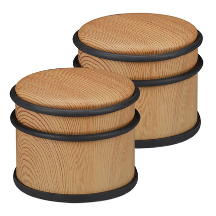 Wooden door stopper - set of 2