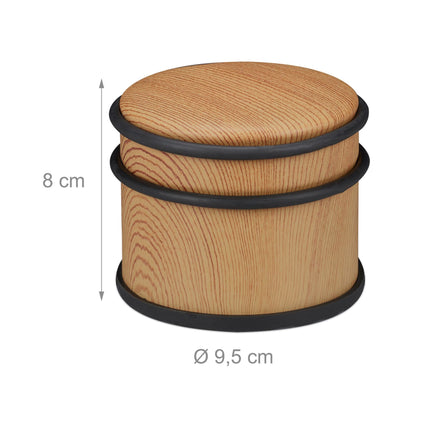 Wooden door stopper - set of 2