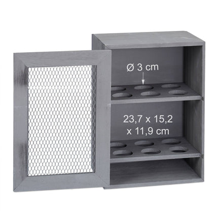 Wooden egg cabinet