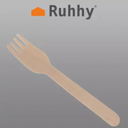 Wooden forks - 100 pcs. Ruhy 20697