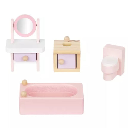 Wooden furniture set for dolls 22609