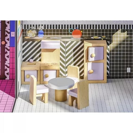 Wooden furniture set for dolls 22609