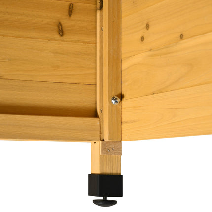Wooden garage, Yellow, 75x76x70 cm, Sun & Rain cover