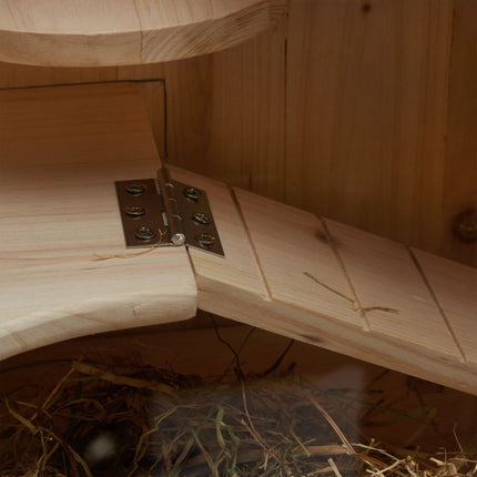 Wooden hamster cage