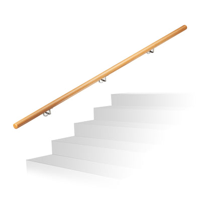 Wooden handrail