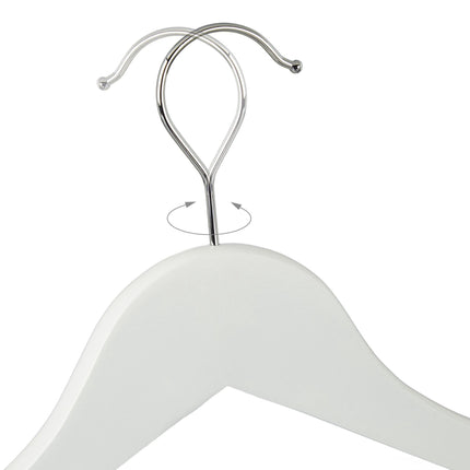 Wooden hangers - 50 pcs