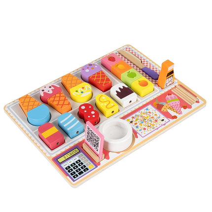 Wooden ice cream shop Kruzzel 22494