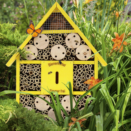 Wooden insect hotel