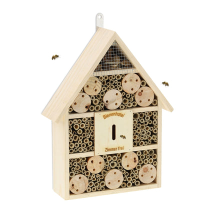 Wooden insect hotel