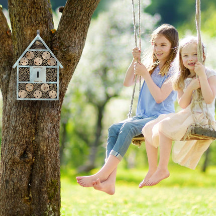 Wooden insect hotel