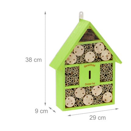 Wooden insect hotel