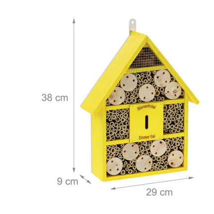 Wooden insect hotel