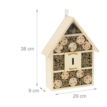 Wooden insect hotel