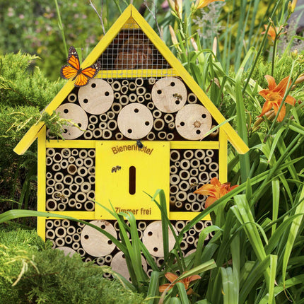 Wooden insect hotel